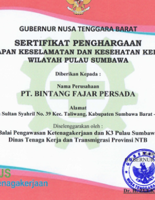 Penghargaan Penerapan K6